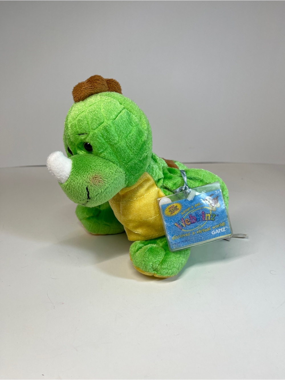 Webkinz Key Lime Dino HM185 Dinosaur Plush Stuffed Animal Toy NWT With Code READ